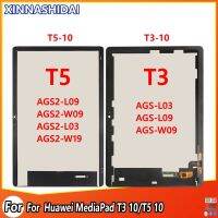 หน้าจอ LCD สำหรับเหมาะสำหรับ T3ขนาดกลางของ Huawei T5 10 AGS-L03 AGS-L09 AGS-W09 AGS2-L09 AGS2-W09ประกอบเครื่องอ่านพิกัดหน้าจอสัมผัส AGS2 L03