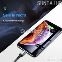 Suntaiho Quick Charging 3A USB Magnetic Charger Cable UsbType CiOS 12 13 14 Micro Cable