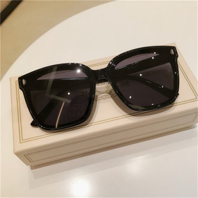 Sunglass UV400 Oversized Shades Black Sun Woman Women Sunglasses Square Vintage