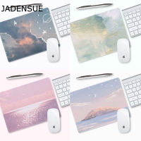 【CW】Small Fresh Tropical Rainforest Style For Gaming Laptop Computer Desk Mat Mouse Pad Wrist Rests Mat Office Desk Set Accessories