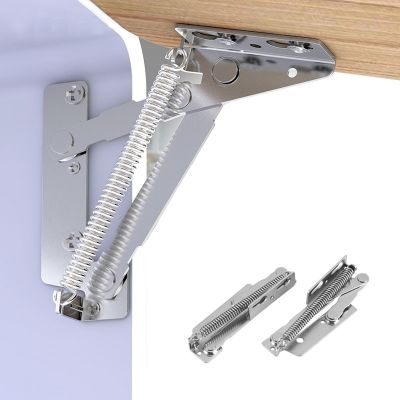 2pcs Folding Sofa Bed spring hinge 10KG 80 degree Cabinet Door Lift Up Stay Flap Top Support Hinges Furniture Hardware bisagra Door Hardware Locks