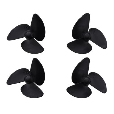 4Pcs 3-Blade Propeller Plastic Propeller for Flytec 2011-5 Fishing Bait Boat Fish Finder RC Boat Spare Parts Accessories