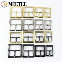 Meetee 5Pcs 16/19/25/32/38mm โลหะ Pin Clasp เข็มขัดหัวเข็มขัดสายรัดกระเป๋าปรับ Hook Webbing Slider คลิปหัวเข็มขัด DIY ตกแต่งรองเท้าปุ่ม-Mengzone