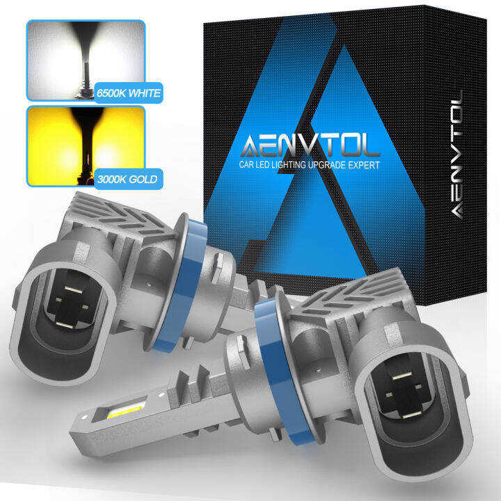 AENVTOL 2X Canbus LED Fog Light H8 H9 H11 H16 JP 9006 BH4 LED Bulb For