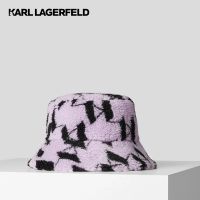 KARL LAGERFELD - K/MONOGRAM SHEARLING BUCKET HAT 230W3415 หมวก