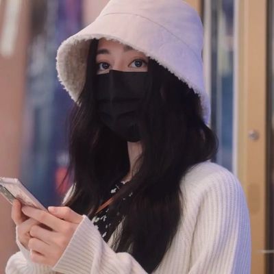 [Qiao Jingjing] หมวกบักเก็ต ผ้าฟลีซ สองด้าน สไตล์ญี่ปุ่น สําหรับผู้หญิง