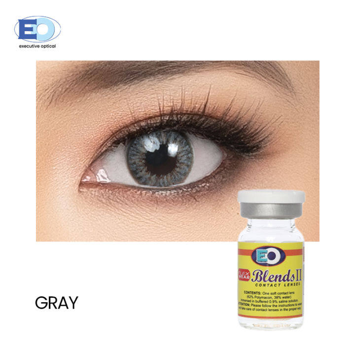 Eo Flexwear Blends Ii Graded Colored Contact Lens With Solution Set Good For 1 Year Lazada Ph 8477