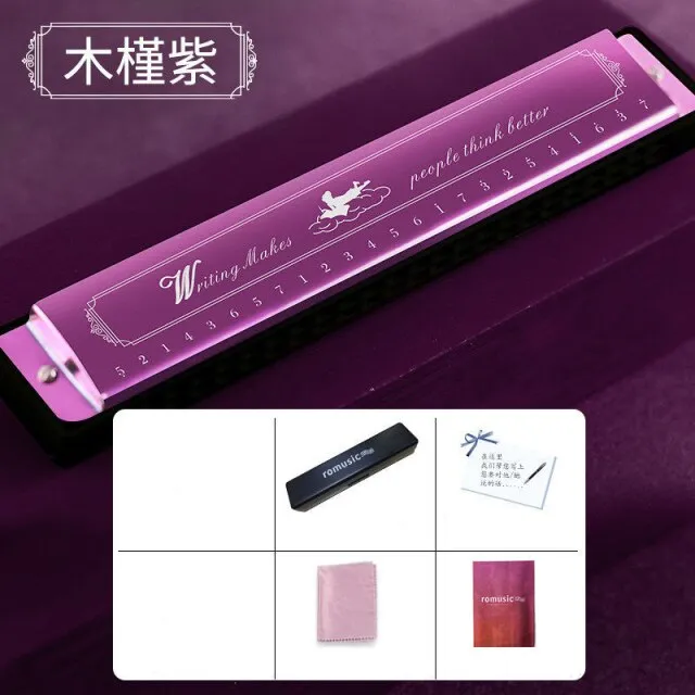 Tremolo Easttop Hohner Chromatic Kongsheng Harmonica 24Hole Polyphonic