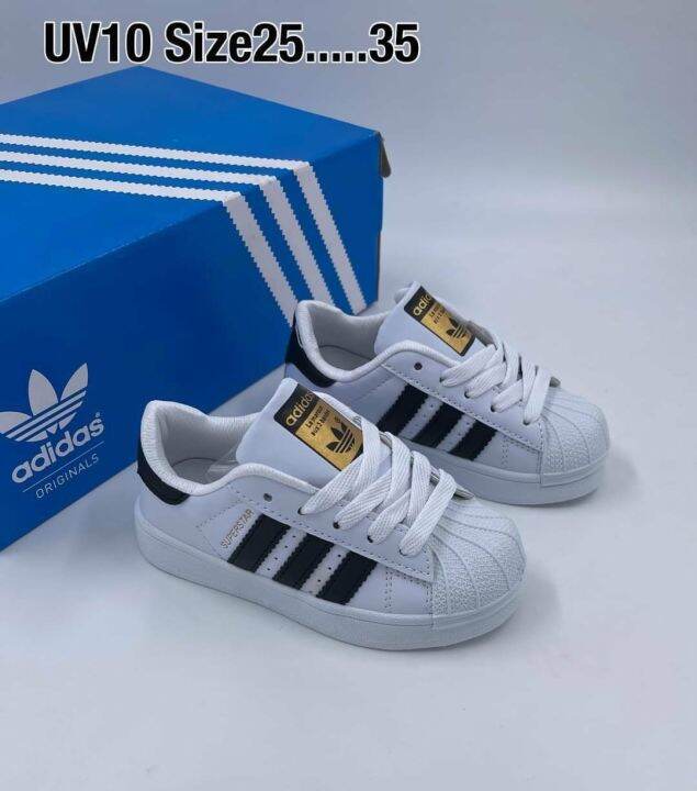 stan-mith-รองเท้าเด็ก-didas-รองเท้าผ้าใบแฟชั่นเด็ก-เหมาะกับเด็กชายและเด็กหญิง-size-25-36