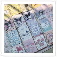 ™ 4 Sets Sanrio Hello Kitty Notebook Kuromi My Melody Daily Weekly Planner Agenda Weekly Stationery Office School Supplies