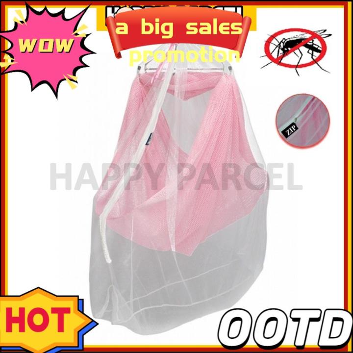 Cradle mosquito net sales with zip