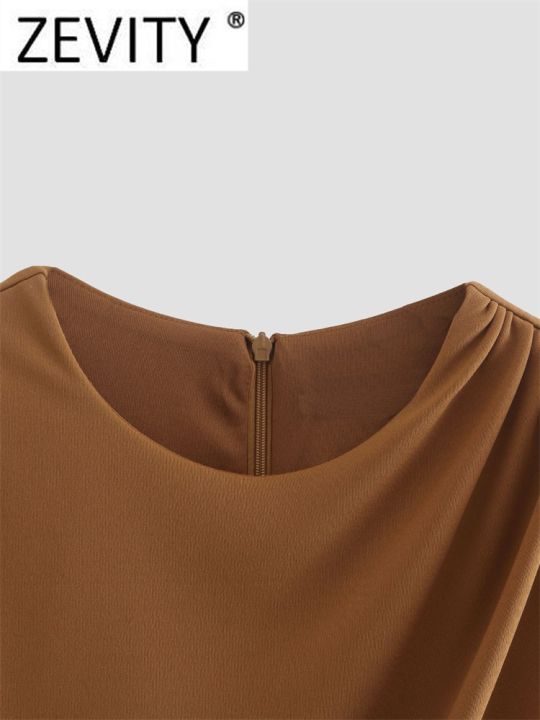 fashion-asymmetrical-pleated-design-short-shirt-back-blouse-roupas-street-blusas-ls503
