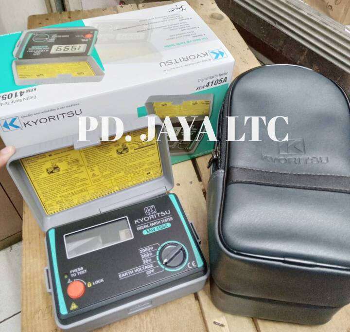 Kyoritsu Digital Earth Tester Grounding Tester 4105A Lazada Indonesia