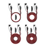 SAE Female to SAE Male Power Extension Cord Solar Battery Quick Disconnect Harness SAE Copper Connector 16AWG Red Black Plug Cab