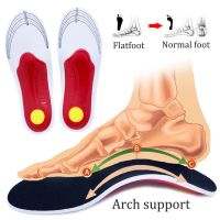 Orthopedic Insoles Flat Foot Template High Arch Support Breathable Shock Absorption Shoe Pad Sole for Shoes Running Inner Soles