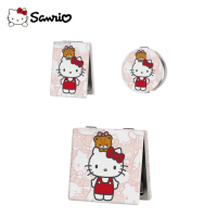 น่ารัก Sanrio Kawaii อุปกรณ์ต่อพ่วง H Ello K Itty อะนิเมะกระจกแต่งหน้าสาวหอพักนักศึกษาสก์ท็อปแบบพกพาพับกระจกขายส่ง