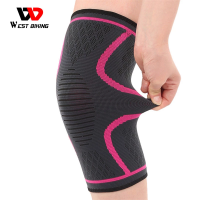 WEST BIKING จักรยาน Kneepad ลื่น Kneelet ผ้ารัดหัวเข่ากีฬาบาสเกตบอลที่รัดสะโพกขี่จักรยานสนับเข่า