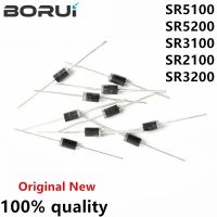 20PCS schottky diode SR5100 SR5200 SR3100 SR2100 SR3200 SB3200 2A 3A 5A 100V 200V DO -27 SB5100 WATTY Electronics