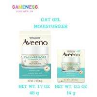 Aveeno Calm + Restore Oat Gel Moisturizer (14g / 48 g) มอยเจอไรเซอร์บำรุงผิวหน้า สำหรับผิวแพ้ง่าย