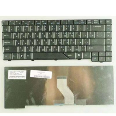 N แป้นพิมพ์เหมาะสำหรับ Fo Acer Aspire AS4710 AS4520-5582 4710ZG Emachines E500 E510 RU สีขาวสีดำ