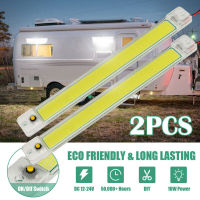 2pcs Car LED Strip Lights Bar Universal 12V 24V Caravan Boat Fishing Camping Interior Lamp Reading Light Internal Lighting