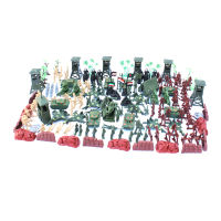 170 Pieces Plastic Soldier 5cm Army Figures Playset for Army Sand Scene Model Landscape Children Kids Toys Gift Home Decor