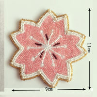 Kitchen Table Accessories Hand-beaded Drink Coasters Simple Cute Mug Mat Creative Heat-resistant Cup Pad