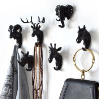 Hanger Key Hook Multifunctional American Clothes Hook Holder Decorative Hook Animal Hook Wall Household Seamless Sticky Hook Picture Hangers Hooks