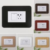 Modern Light Switch Sticker Acrylic Dustproof Switch Outlet Protective Cover Switch Wall Sticker For Living Room Home Decor