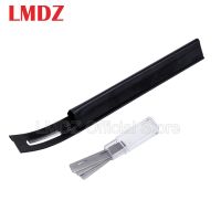 LMDZ Steel Modern Safety Beveler Skiver Thinning Leather Craft Blade Knife DIY Seams Tool for Home Handmade Accessories+3 Blades Shoes Accessories