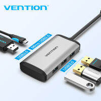 【COD】Vention USB Hub 3.0ประเภท C ฮับ Usb Usb C Splitter ความเร็วสูงอะแดปเตอร์สำหรับ Macbook Pro M1 Huawei Mate 30 USB-C Splitter Multi Usb 3.1พอร์ต