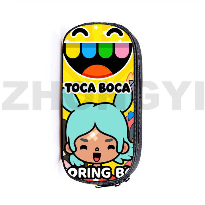 2021 Hot 3D Toca Life World Pencil Case Makeup Purse Cosmetic Lipstick