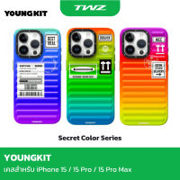 (ของแท้) Youngkit Secret Color Series เคสสำหรับ iPhone 15 / 15 Pro / 15 Pro Max