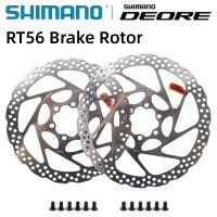 SHIMANO DEORE SM-RT56เบรคโรเตอร์160มม. 180มม. จักรยานไฮดรอลิกเบรคโรเตอร์6สลักเกลียวสำหรับเรซิ่น Pad จักรยานอะไหล่