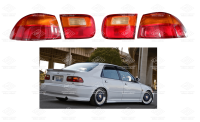 ไฟท้าย-ทับทิมฝาท้าย ฮอนด้า ซีวิค HONDA CIVIC EG 92 4 ประตู (เตารีด) (อะไหล่แท้ มือสองญี่ปุ่น มีรับประกัน)