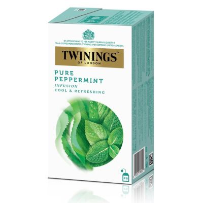 Twinings Pure Peppermint tea ชาทไวนิงส์เพียว เปปเปอร์มินท์