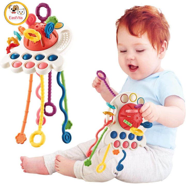 Octopus Pull String Toys For 03 Years Old Babies Developmental Fine