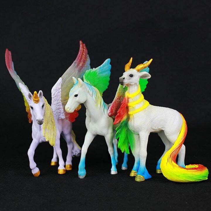 born-child-solid-simulation-animal-model-toy-god-horse-unicorn-tianma-pegasus-model-toys-gifts