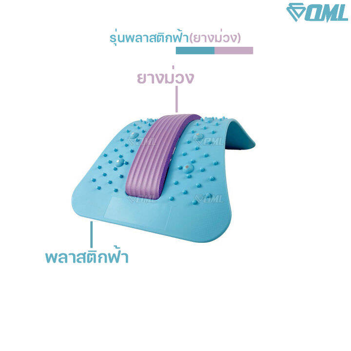 oml-n1-แผ่นยืดหลัง-แก้ปวดหลัง-ออฟฟิศซินโดรม-ปรับความชันได้อิสระ-มีเม็ดนวดนาโน-ที่ดัดหลัง-แผ่นดัดหลัง-นวดหลัง-ที่นวดหลัง