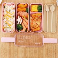 hot【cw】 900ml Material 3 Layer Boxes Microwave Dinnerware Food Storage Lunchbox