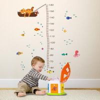 Height Measure Wall Sticker Cartoon Home Decoration Growth Chart Decals for Kids Room Nursery PRE Decorative Growth Charts