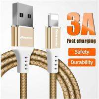 Newmine Data Wire Charging Cable สายชาร์จเคเบิ้ล 1M เมตรสําหรับ Support IOS 5/5s/6/6P7P/8/8P/ipad Air Mini/ Samsung / Huawei / Oppo / Miaomi / Vivo / Sony