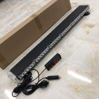 หลอด LED ไฟไซเรน ไฟติดหลังคา มาใหม่ 90cm 6ท่อน 4หน้า มีข้าง 6W 12V-24V พร้อมขาแม่เหล็ก แดง-น้ำเงิน