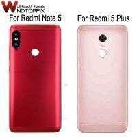 เคสอะไหล่คุณภาพสูงสำหรับฝาหลังปิดโทรศัพท์ Xiaomi Redmi Note 5พร้อมปุ่มเลนส์สำหรับ Redmi 5 Plus การเปลี่ยน LHG3765ฝาหลัง