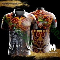 (ALL IN STOCK) south borneo shooting SHOOTER CLUB IPSC Quick Dry Full Sublimation Free Custom Logo Design Summer Polo POLO shirt 290