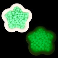 【YD】 100pc/bag Fishing Beads 3mm-12mm Glowing Balls Vobler plastic Bass Bait Tackle Accessories