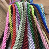 10 Meters/Lot 5mm 3 Strands Polyester Rope For Costume Jewelry Gift Box Decoration Rope DIY Handmade Home Textile Decoration 【hot】lkr131