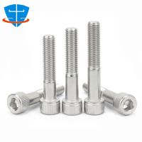 M4 M5 M6 M8 M10 M12 M16 M20 DIN912 304 Stainless Steel Lengthen Half Thread Tooth Hexagon Socket Cheese Head Screw Allen Bolt