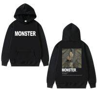 Anime Monster Double Sided Print Hoodie Vinland Saga Sweatshirt Manga Monster Naoki Urasawa Graphic Hoodies Men Loose Tracksuit Size XS-4XL