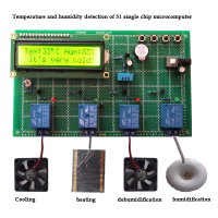 ขึ้นอยู่กับตรวจจับและระบบควบคุมความชื้นและอุณหภูมิ51การออกแบบไมโครคอมพิวเตอร์แบบชิปเดียว DHT11การตรวจสอบเตือนภัยเรือนกระจกด้านสิ่งแวดล้อม
